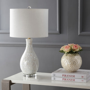 Josephine 26.5" Seashell LED Table Lamp - JONATHAN Y